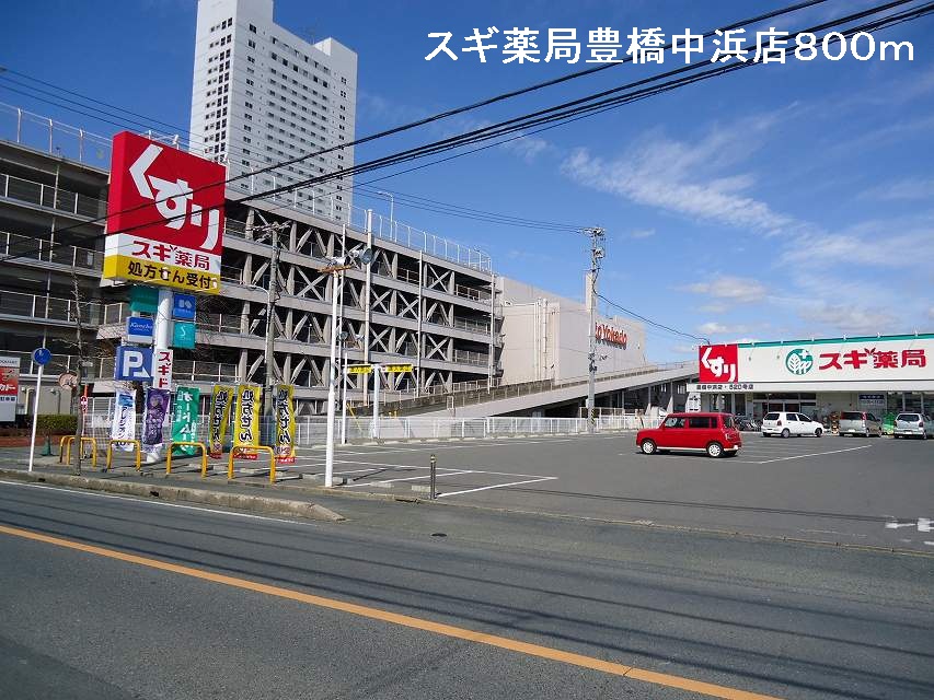 Dorakkusutoa. 800m until cedar pharmacy Toyohashi Nakahama store (drugstore)