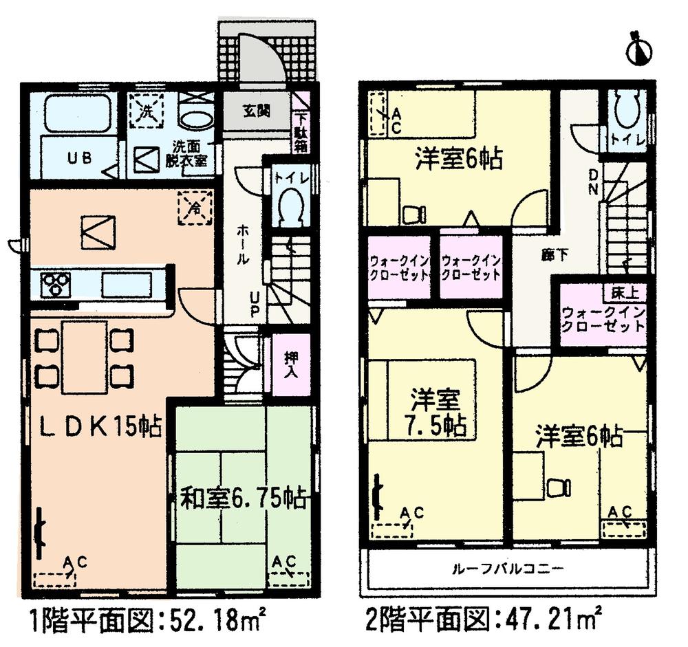 Floor plan. (4 Building), Price 23.8 million yen, 4LDK, Land area 131.38 sq m , Building area 99.39 sq m