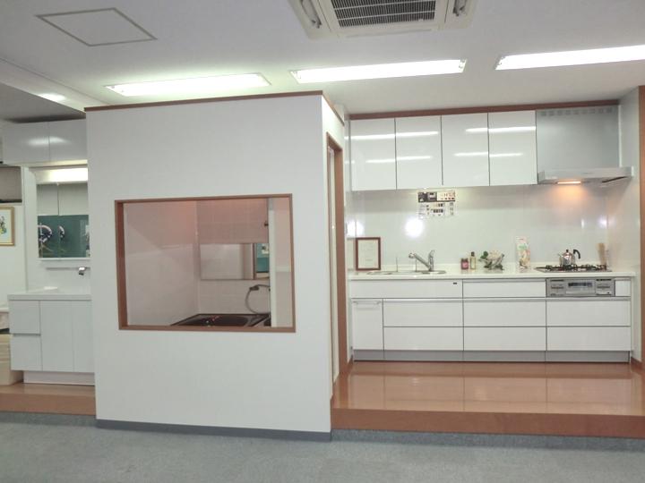 exhibition hall / Showroom. It is exhibited and so on kitchen and bath. 