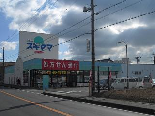 Dorakkusutoa. Drag Sugiyama Minowa shop 436m until (drugstore)