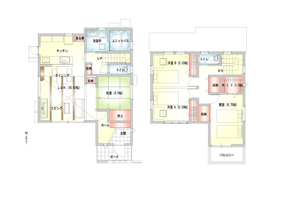 Floor plan. 31,950,000 yen, 4LDK, Land area 125.3 sq m , Building area 101.03 sq m