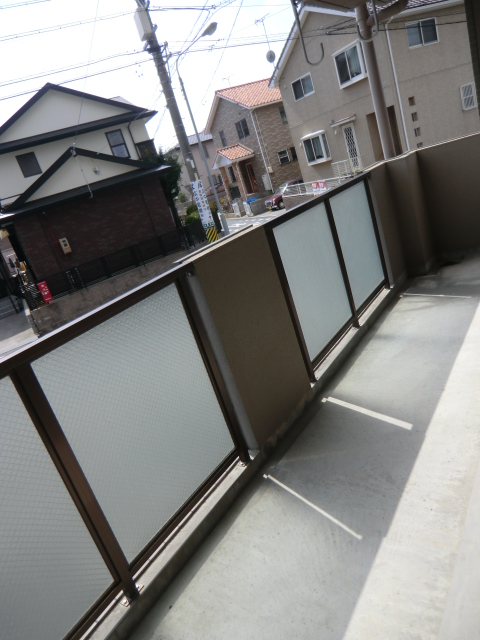 Balcony. Wide balcony. 