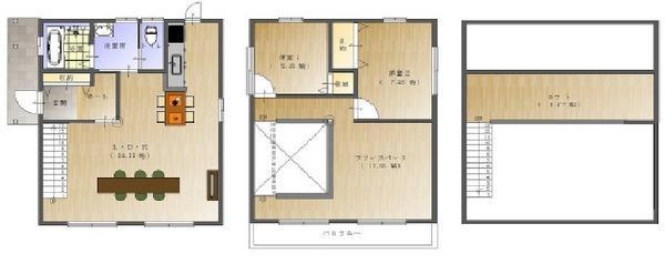 Floor plan. 37.5 million yen, 2LDK+S, Land area 162.78 sq m , Building area 112 sq m