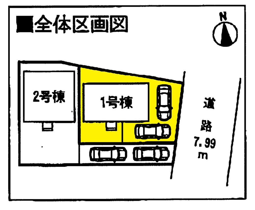 The entire compartment Figure. Two car space  ※ By vehicle type