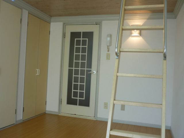 Other room space. Door is fashionable.