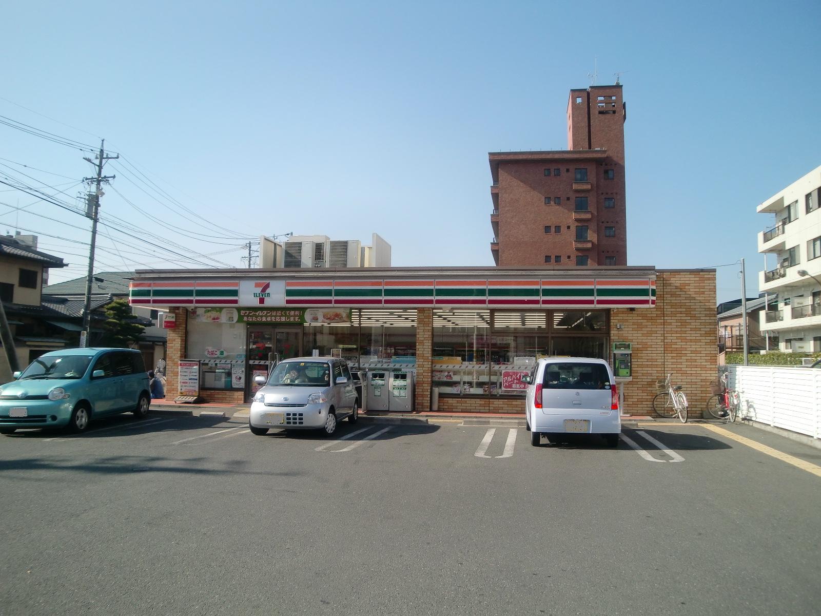 Convenience store. Seven-Eleven Toyohashi Shirakawa-cho store (convenience store) to 494m