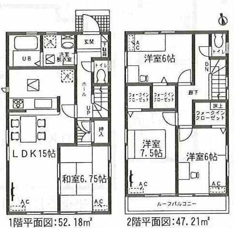 Floor plan. (4 Building), Price 23.8 million yen, 4LDK, Land area 131.38 sq m , Building area 99.39 sq m