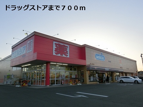 Dorakkusutoa. Wynn Dah land Hirakawahon cho shop 700m until (drugstore)