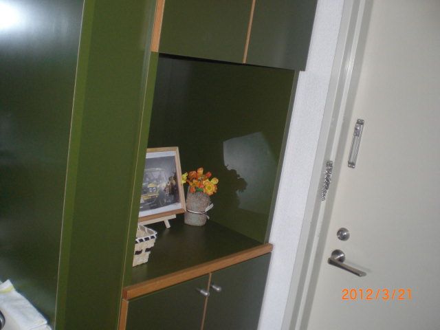 Living and room. Cupboard is also large