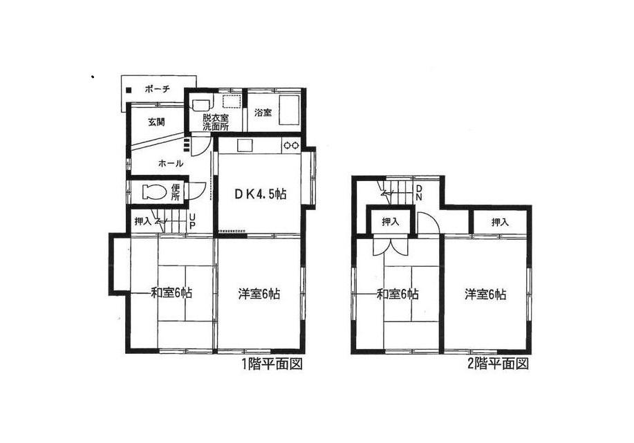 Floor plan. 13.8 million yen, 4DK, Land area 115.37 sq m , Building area 71.2 sq m