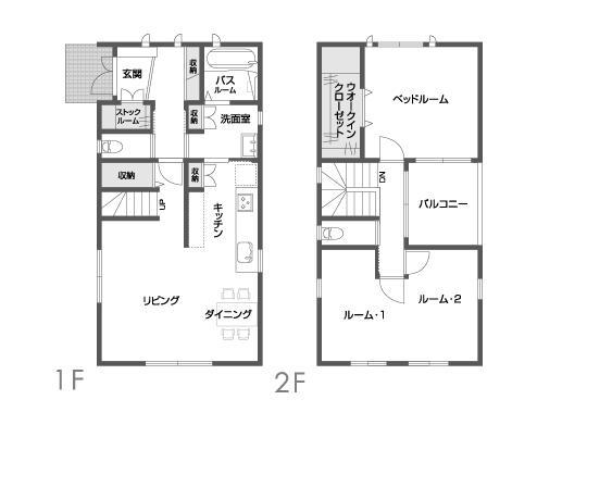 Floor plan. 32,600,000 yen, 3LDK, Land area 128.5 sq m , You can comfortably in the family in the building area 93.17 sq m 1 floor spacious LDK. Also, The second floor has established an easy-to-use balcony the whole family. 