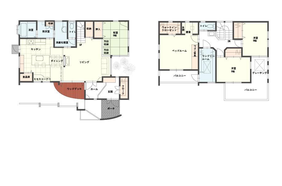Floor plan. 39,800,000 yen, 4LDK, Land area 209.63 sq m , Building area 138.5 sq m 4LDK + α is jammed floor plan a lot. 