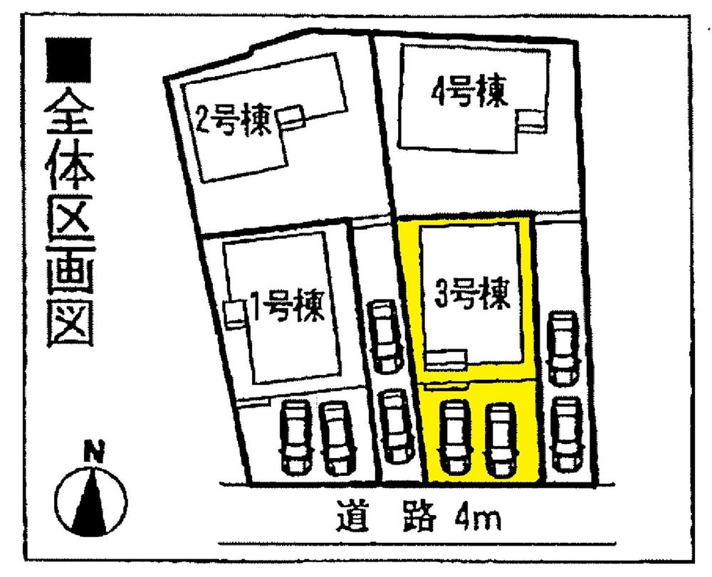The entire compartment Figure. Two car space  ※ By vehicle type