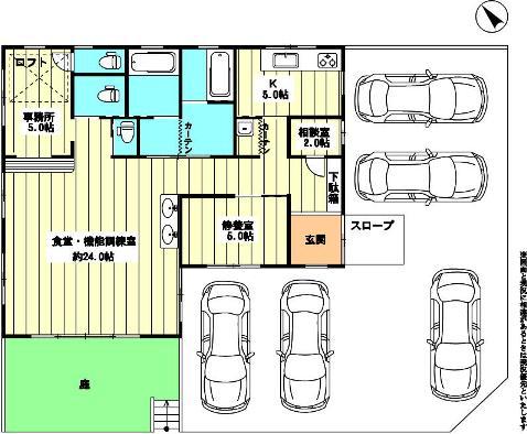 Floor plan. 31,800,000 yen, 1LDK + S (storeroom), Land area 224.8 sq m , Building area 96.27 sq m