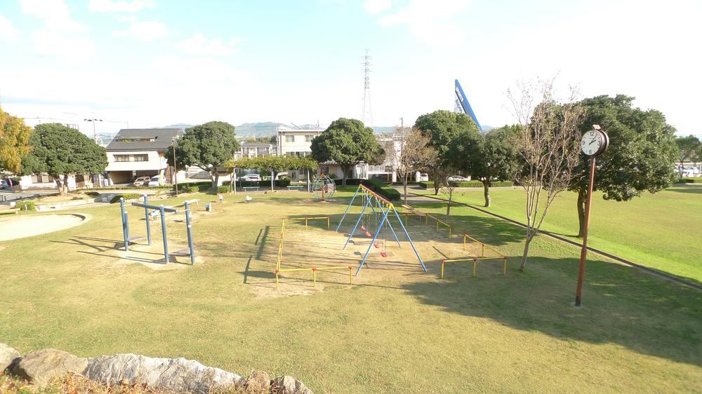 Before the far-through park of the eye