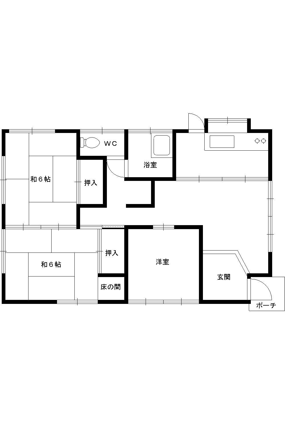 Floor plan. 13.8 million yen, 3DK, Land area 165 sq m , Building area 62.93 sq m