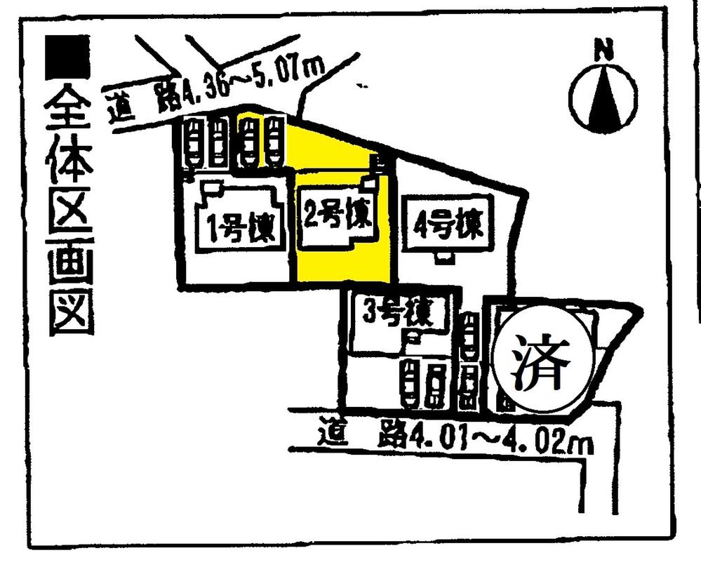 The entire compartment Figure. Two car space  ※ By vehicle type
