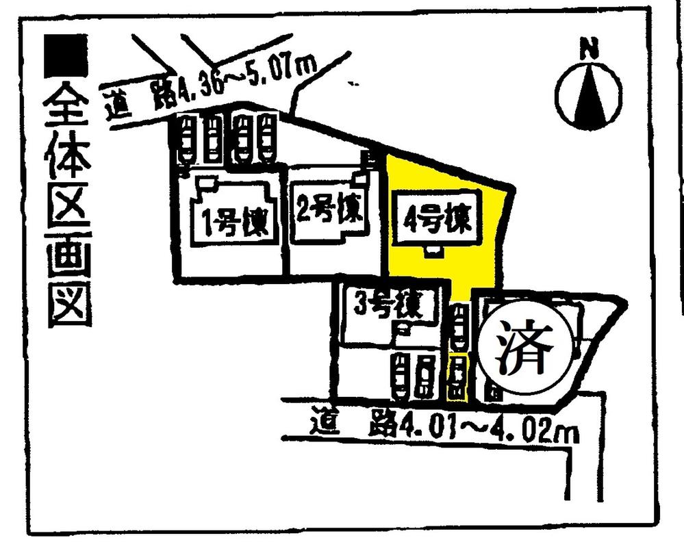 The entire compartment Figure. Two car space  ※ By vehicle type
