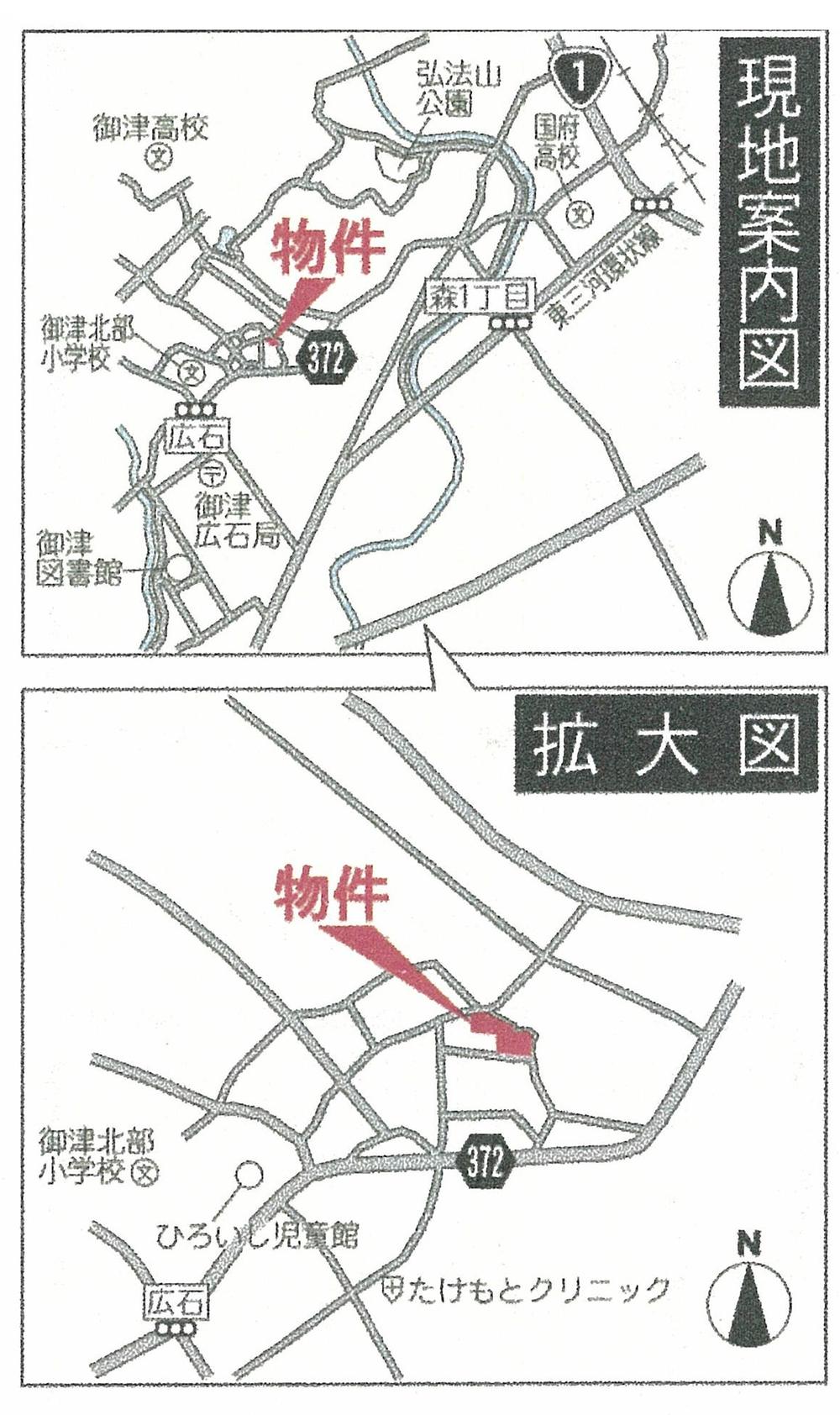 Local guide map. We look forward to