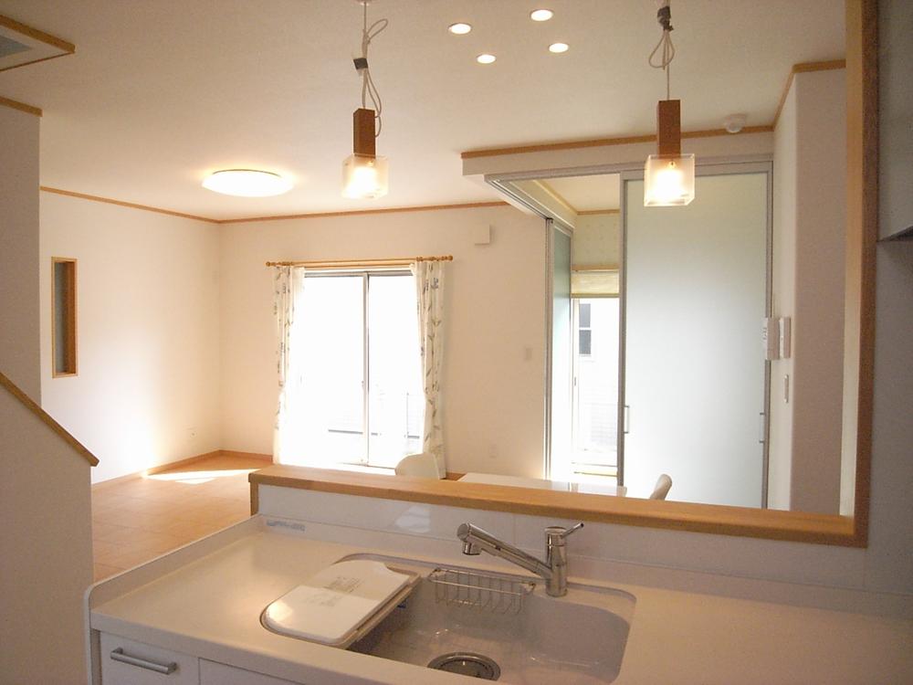 Kitchen. Kitchen layout overlooking the whole room. 