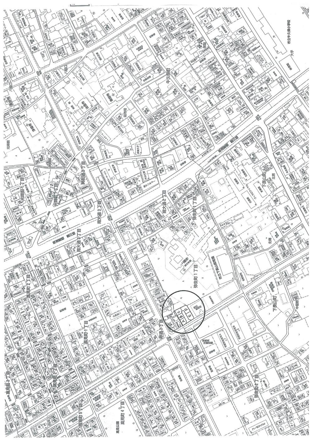 Local guide map. Area Map