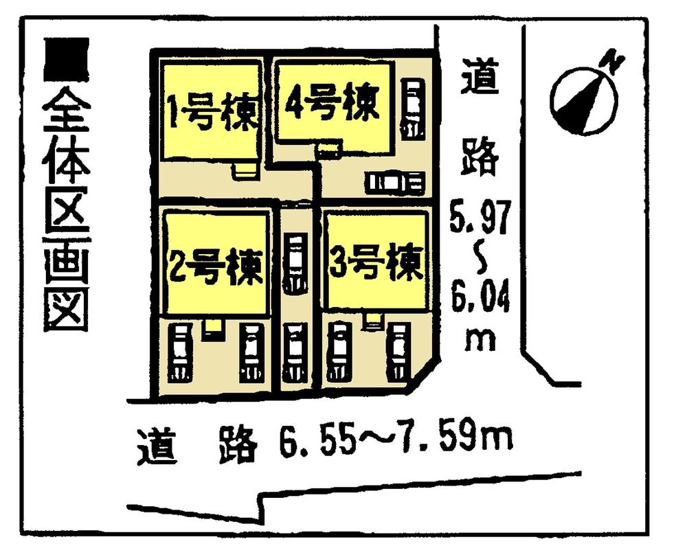 The entire compartment Figure. Two car space  ※ By vehicle type