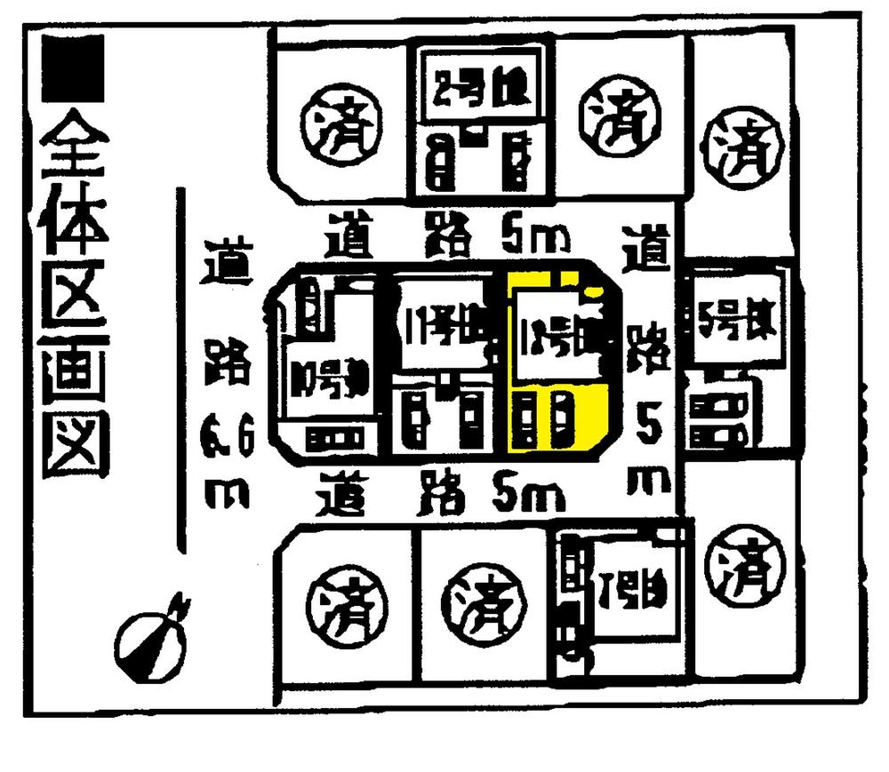 The entire compartment Figure. Two car space  ※ By vehicle type