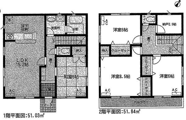 Floor plan. 24,900,000 yen, 4LDK + S (storeroom), Land area 120.46 sq m , Building area 102.86 sq m