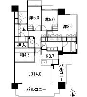 Floor: 4LDK, occupied area: 95.72 sq m, Price: 40,680,000 yen ~ 43,980,000 yen
