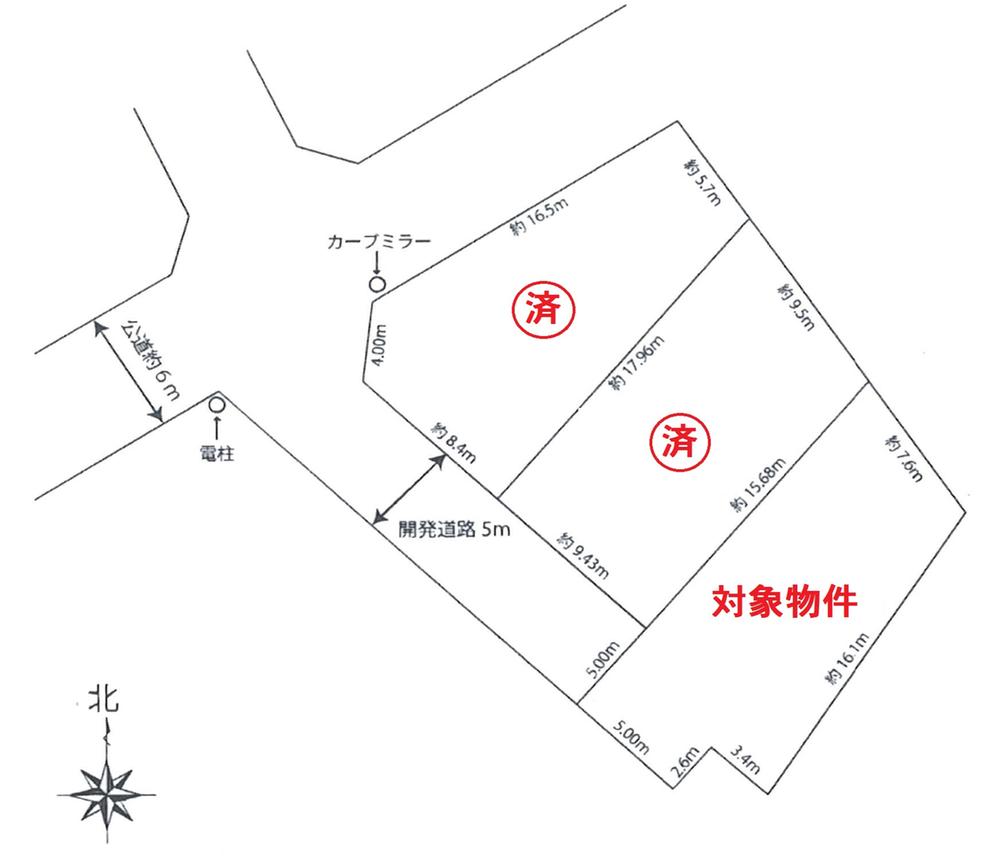 Compartment figure. Land price 20.8 million yen, Land area 163.7 sq m
