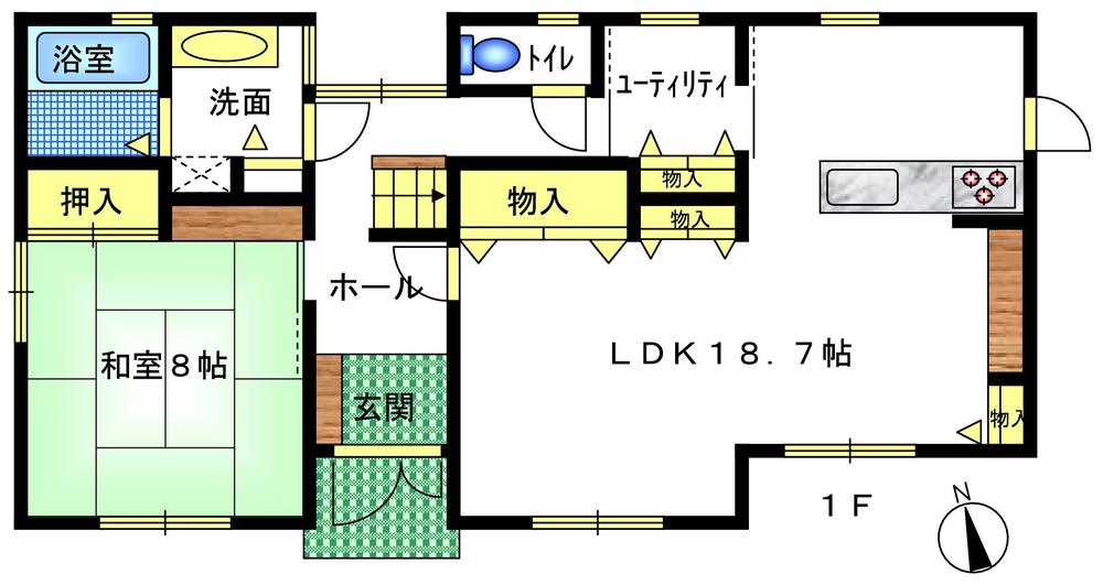 Floor plan. 28.8 million yen, 4LDK + S (storeroom), Land area 266.68 sq m , Building area 132.75 sq m