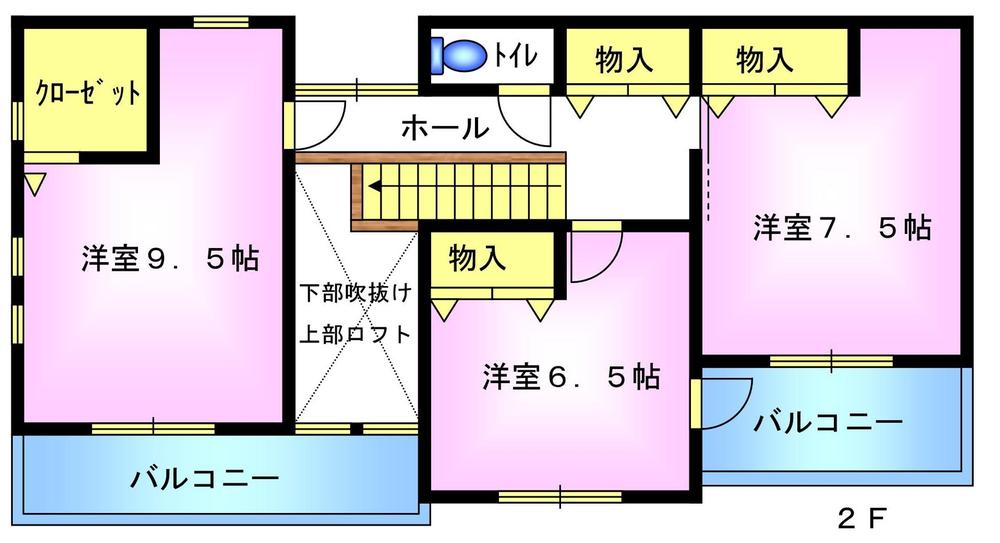 Floor plan. 28.8 million yen, 4LDK + S (storeroom), Land area 266.68 sq m , Building area 132.75 sq m