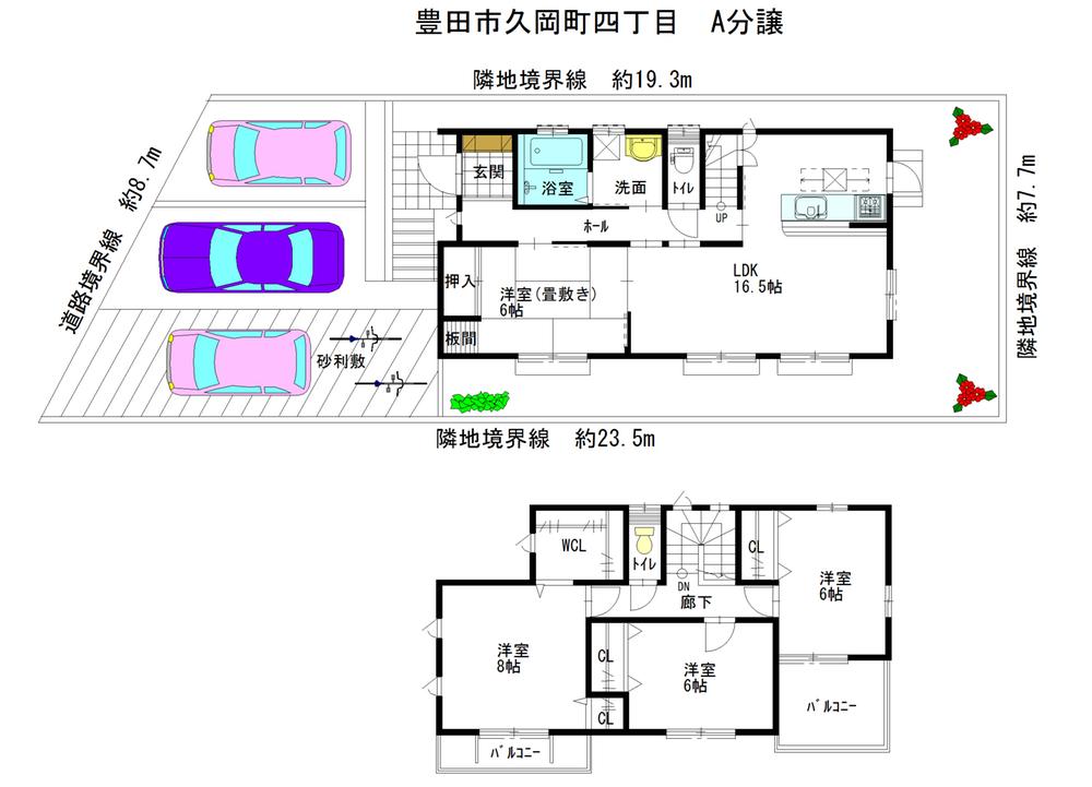 Floor plan. 32,800,000 yen, 4LDK, Land area 165 sq m , Building area 108.91 sq m floor plan