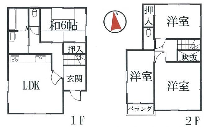 Floor plan. 9.8 million yen, 4LDK, Land area 329.26 sq m , Building area 91.91 sq m