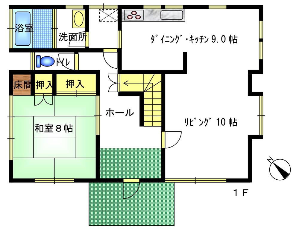 Floor plan. 17.8 million yen, 4LDK, Land area 194.8 sq m , Building area 133.96 sq m