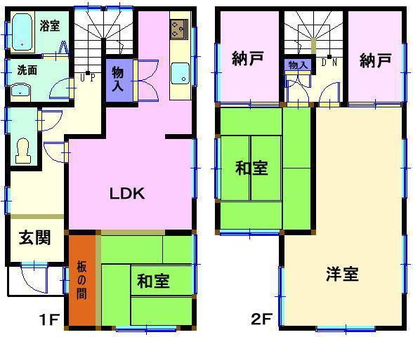 Floor plan. 6.8 million yen, 3LDK+S, Land area 118 sq m , Building area 91.08 sq m