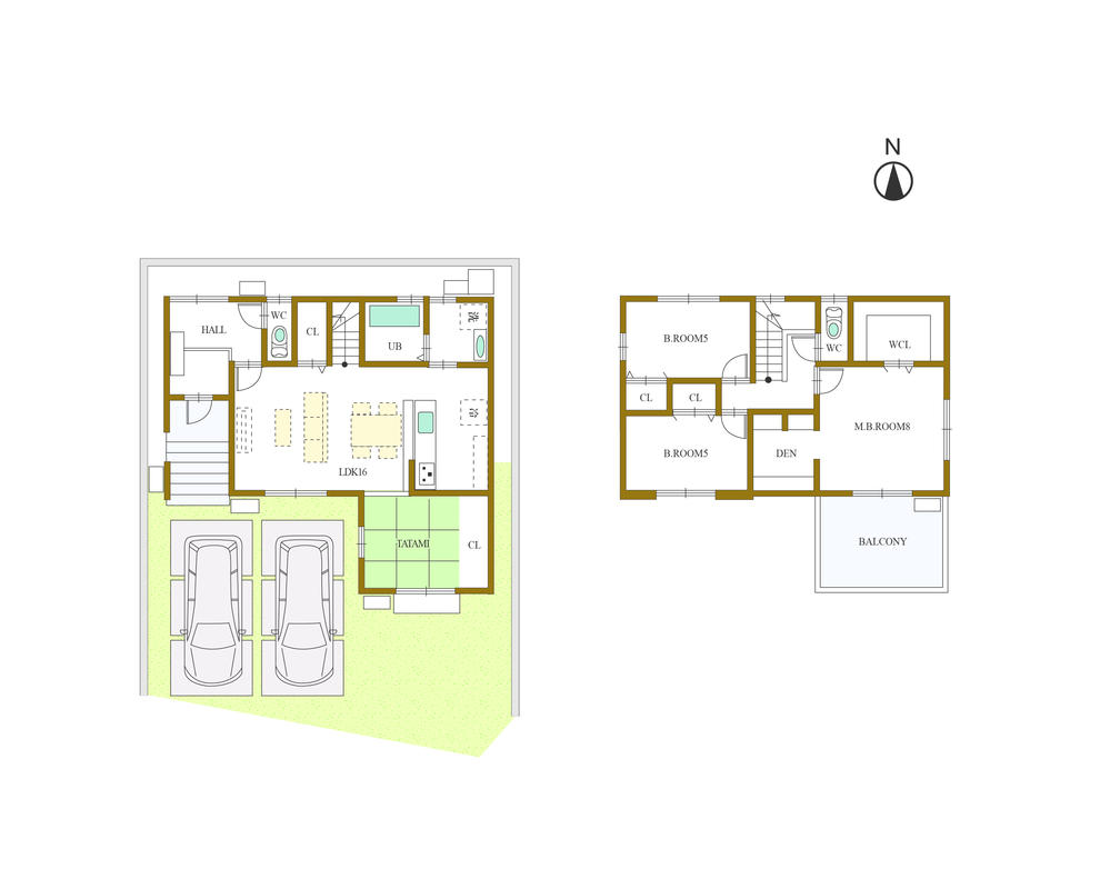 Floor plan. (A-3), Price 42,500,000 yen, 4LDK, Land area 132.32 sq m , Building area 104.35 sq m