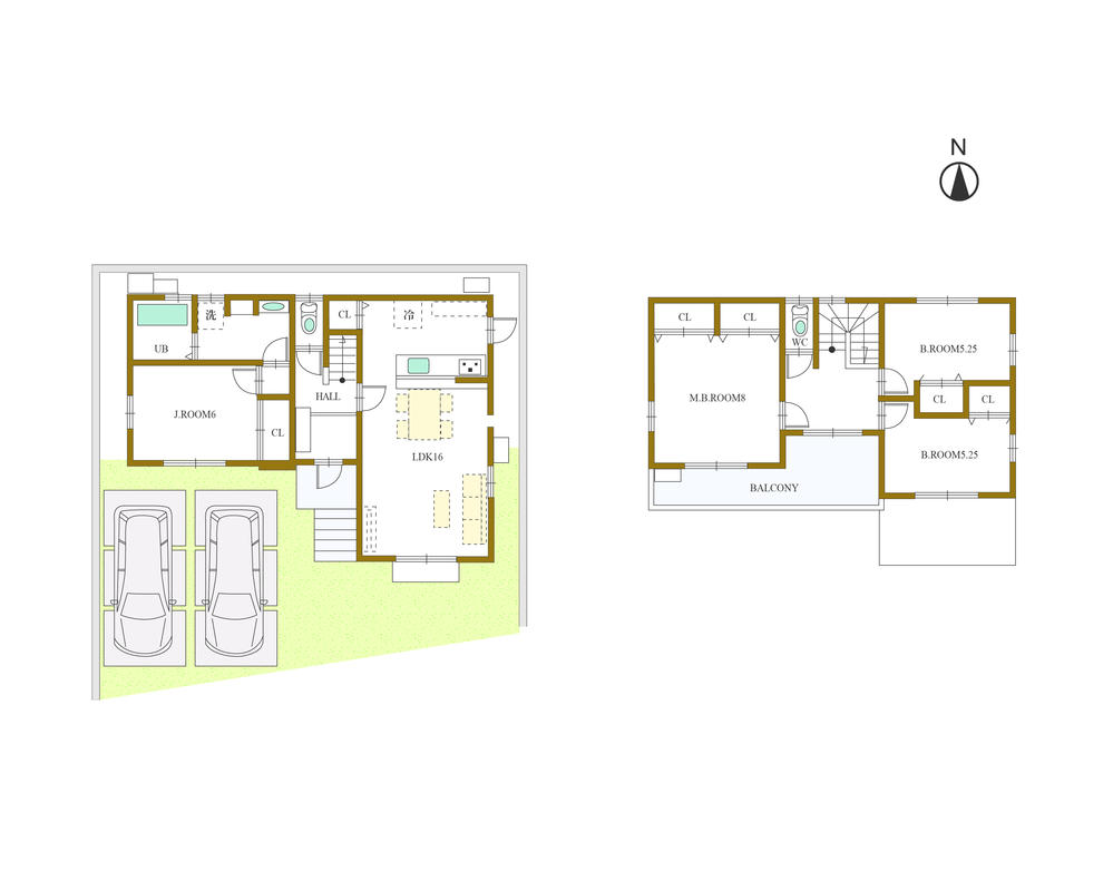 Floor plan. (A-4), Price 41,500,000 yen, 4LDK, Land area 135.99 sq m , Building area 101.87 sq m