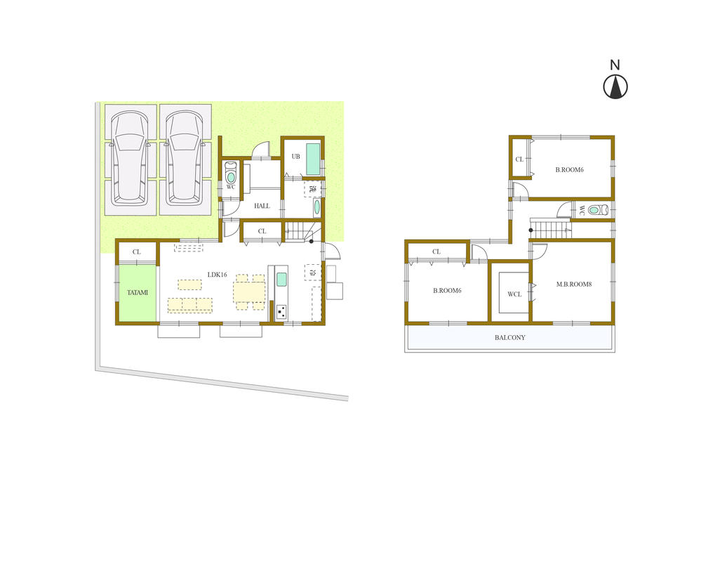 Floor plan. (B-3), Price 39,800,000 yen, 4LDK, Land area 132.57 sq m , Building area 105.18 sq m