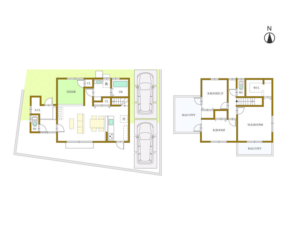 Floor plan. (B-1), Price 40,300,000 yen, 4LDK, Land area 132.39 sq m , Building area 101.04 sq m