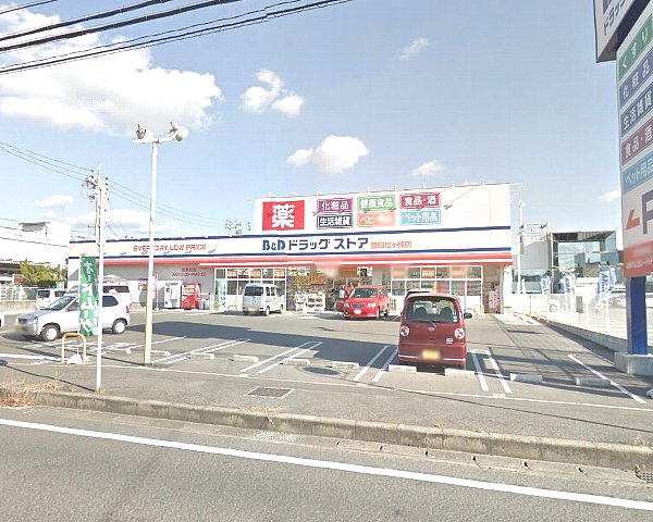 Dorakkusutoa. B & D drugstore Toyoda Matsugae shop 1380m until (drugstore)