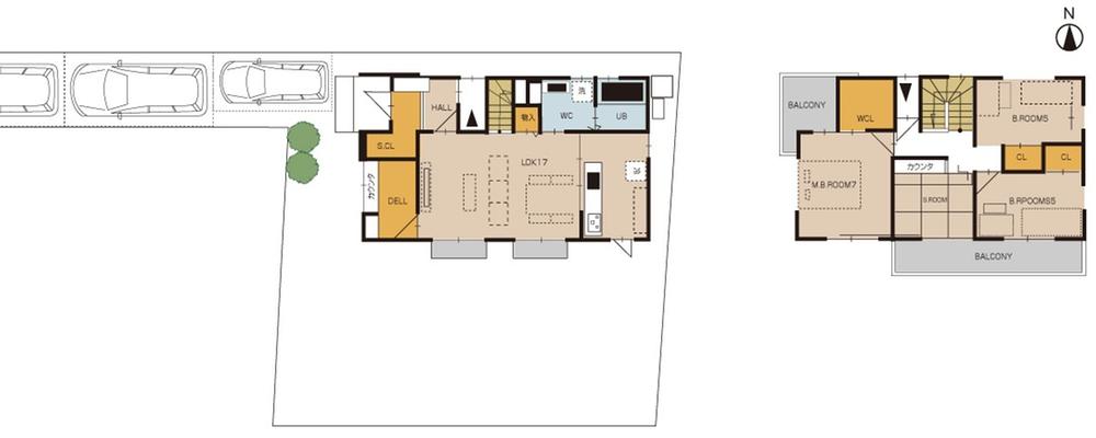Floor plan. (D section), Price 36,900,000 yen, 4LDK, Land area 200.09 sq m , Building area 101.04 sq m