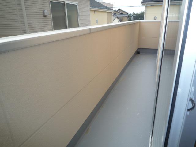 Balcony. Example of construction