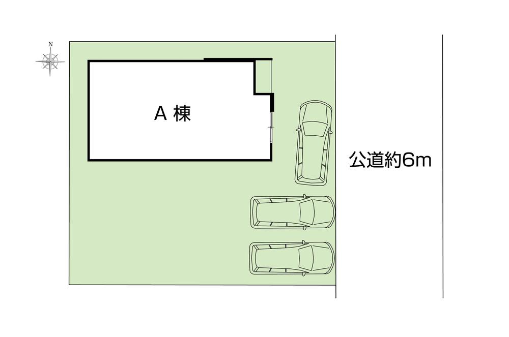 Compartment figure. 46,500,000 yen, 4LDK, Land area 194.54 sq m , Building area 101.03 sq m front road 6m