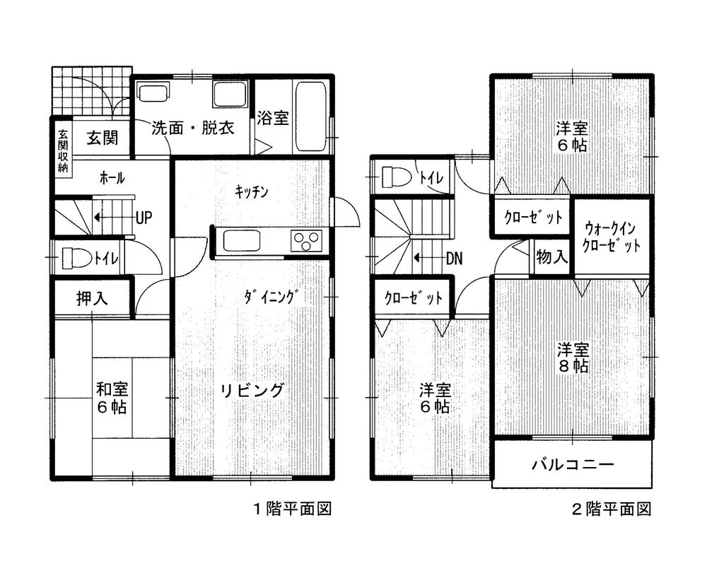 Building plan example (floor plan). Land + building 1880 yen + expenses Building area 106.00 sq m (32.06 square meters) You can also freely floor plan change. (free)