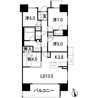 Floor: 4LDK + WIC, the occupied area: 85.77 sq m, Price: 34.5 million yen