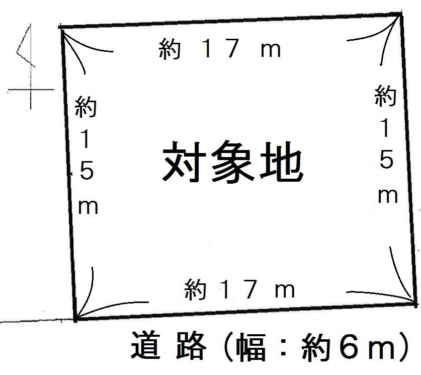 Compartment figure. Land price 34,800,000 yen, Land area 255 sq m compartment view