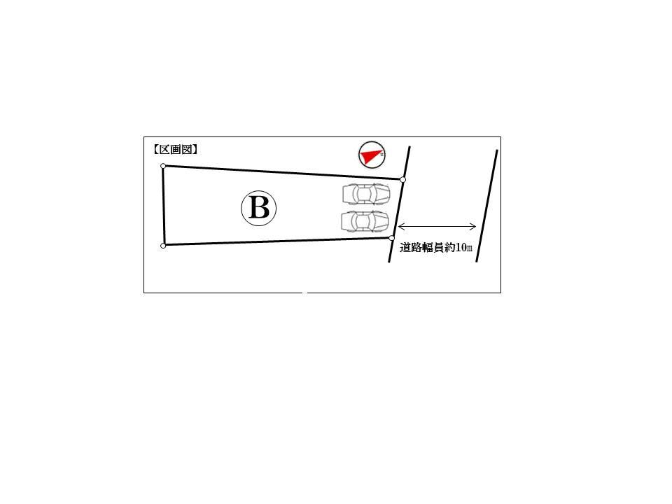 Compartment figure. 34,780,000 yen, 5LDK, Land area 147.22 sq m , Building area 115.11 sq m front road is about 10m. It is also easy paddle go of your car. 