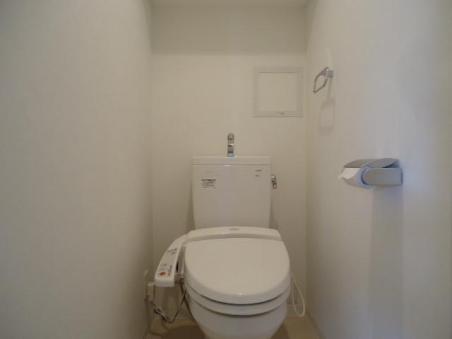 Toilet. Storage shelf cupboard is with toilet [Washlet ・ Please refer to the None With tornado water-saving toilet seat] border.