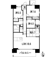 Floor: 4LDK, the area occupied: 89.9 sq m, Price: 31,930,000 yen